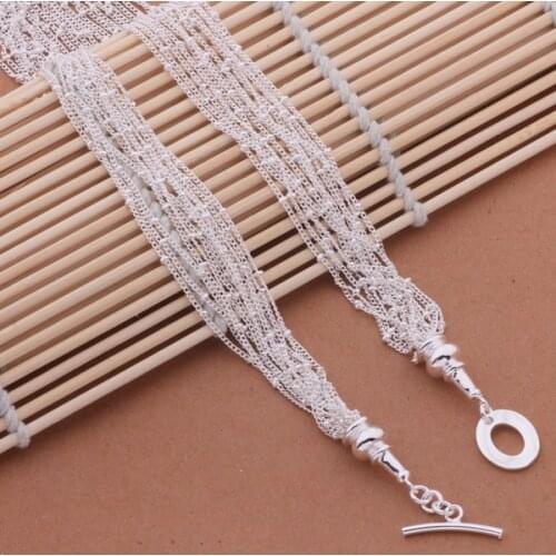 AN469 Hot sterling Necklace fashion jewelry pendant /atlajksa aypajpwa silver color