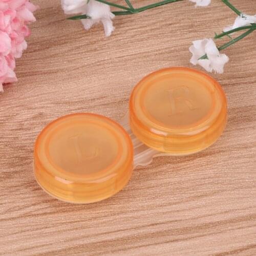 Lens Box Mini Random Plastic Soaking Portable Travel Contact Storage Case Holder F3MD