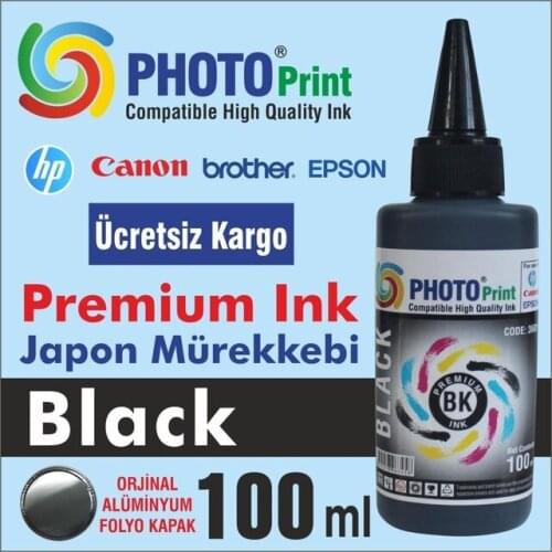 For Canon Printers 100 ml Black JAPANESE Ink PHOTO PRİNT 139099134