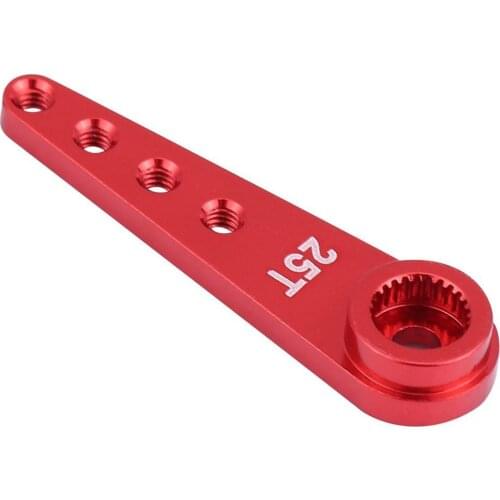 CNC Machining Aluminium Alloy 25T Servo Arm For WPL 1627 1/10 RC Truck Upgrade Parts Remote Control Accessories High Quality