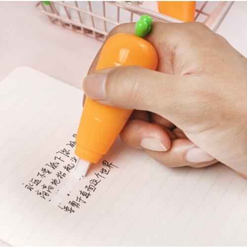 Super Cute Carrot Vegetable Correction Tape School Office Supply Student Creative Stationery Kid Gift Kwaii Shool Supplies