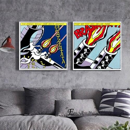 Space Ship Brat Pop Art Comic Wall Art Canvas Painting Poster For Home Decor Posters And Prints Unframed Decorative Pictures
