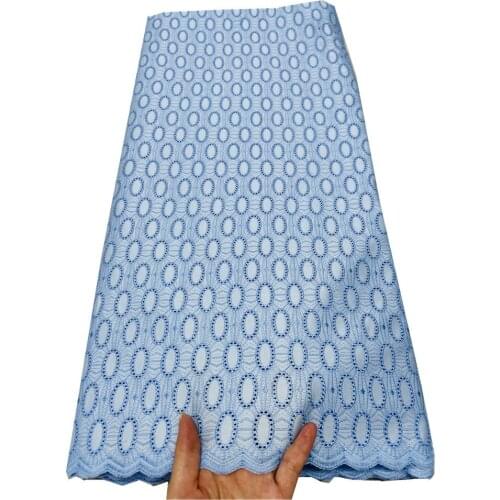 SJ Lace 2021 High Quality African Dry Lace Fabric Nigerian Polish Cotton Lace Swiss Voile Lace In Switzerland For Men Dress 6-38