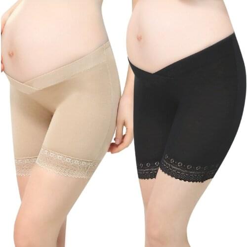 2PCS Summer Thin Pregnant Womens Abdominal Safety Knickers Pants Underpants Belly Underwear For Pregnant Women Pregnancy Modal