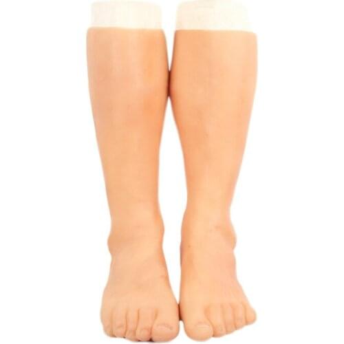 Silicone Leg Cover Simulation False Foot Cover To Cover Scars and Enhance The Realistic Silicone Feet of The Legs