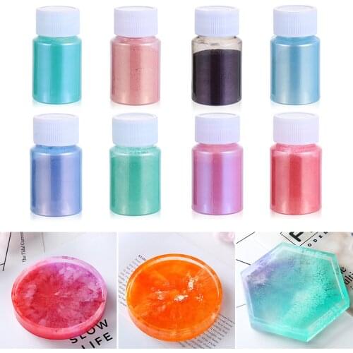 10g Glowing Powder UV Epoxy DIY Crafts Filling Material Coloring Dye Glitter Resin Pigment Handmade Crystal Jewelry Making Tools