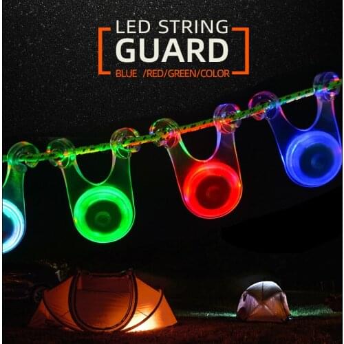 Outdoor Tent Lights Rope LED Hanging Lamp For Tents Decorative Flashlight Waterproof Bicycle Warning Safety Lighting For Camping
