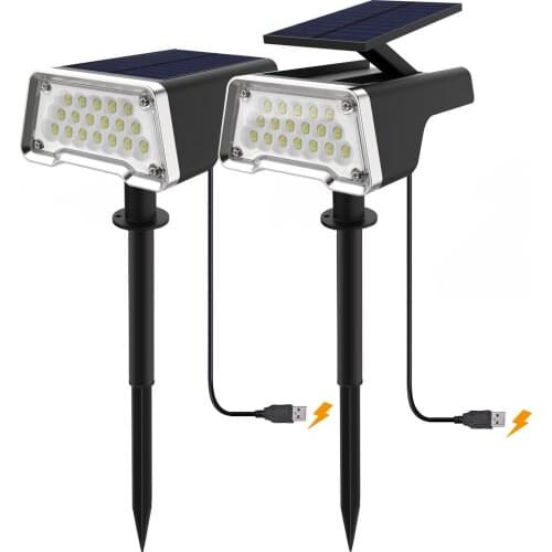 1pc/2pc/4pcs Adjustable Solar Spotlight Solar Garden Light IP65 Super Bright Landscape Wall Light Outdoor Light Solar Lamp