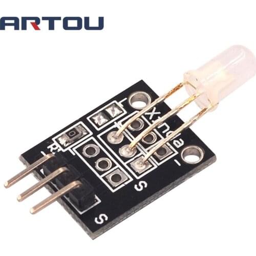 1pcs KY-011 5mm Two Color Red and Green LED sensor Common Cathode Module for DIY Starter Kit 2-color KY011