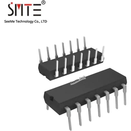 10pcs/lot SN7404N IC INVERTER 6CH 6-INP 14DIP New and original