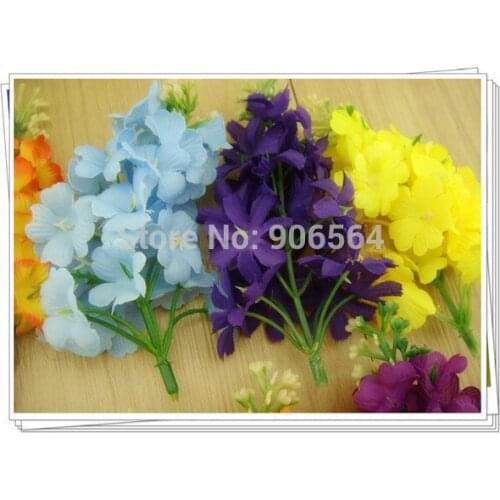 15 colors mix flowers hydrangea Head Artificial Silk Flower Heads Craft Wedding Home Party Decoration DIY accessories