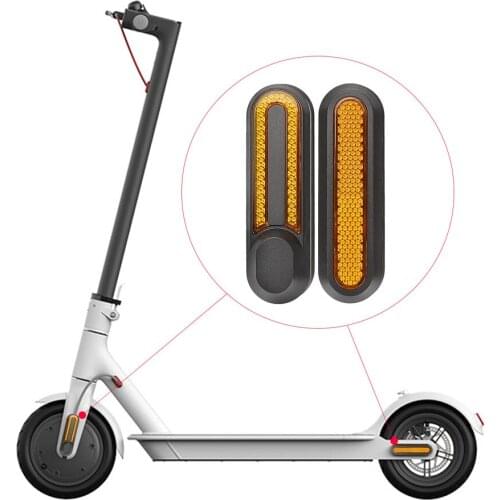 4 pcs Electric Scooter Wheel Hubs Fork Reflective Strips Wheel Side Cover Compatible with M365/PRO/PRO2/1S/Lite/G30 Max