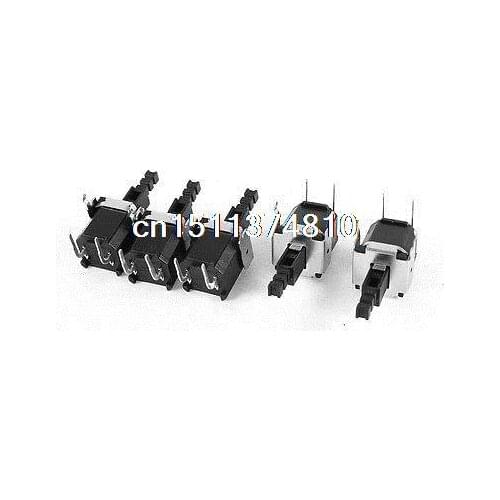 5 Pcs Black Push Button Latching Power Switch Replacement 5A/80A 250V KDC-A22