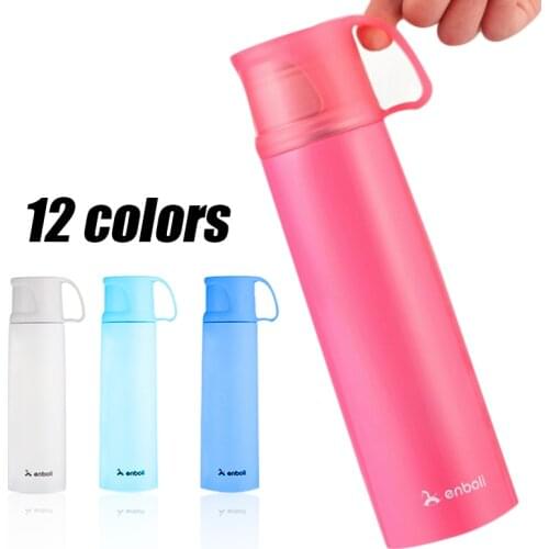 500ml Thermos Bottle Stainless Steel Vacuum Flasks Thermos Mug Straight Cup For Tea Cofee Travel Thermos Cup