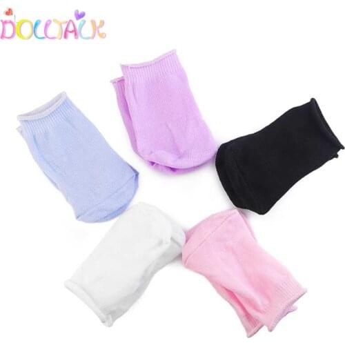 Doll Accessories Sock 18 Inch American And 43cm New Baby Doll Socks 5 Colors Doll Sock Free Shipping