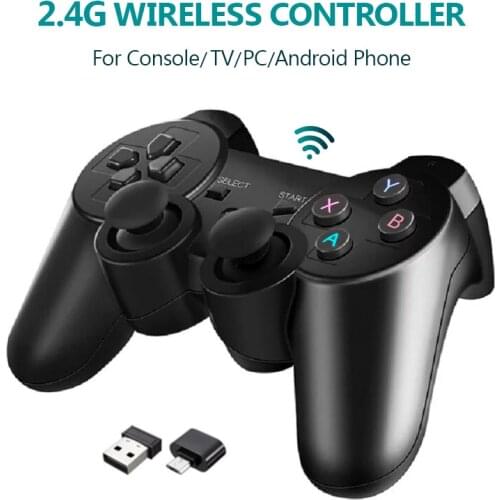 2.4G Wireless Game Controller for Android Game Controller / PC / PS3 / TV box and for smart phone game remote controller
