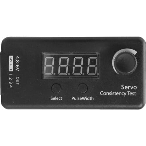 DC 4.8-6V Mini 3 Modes Digital Servo/ESC Consistency Tester Steering Gear Measurement for RC Helicopter Airplane Car Tool