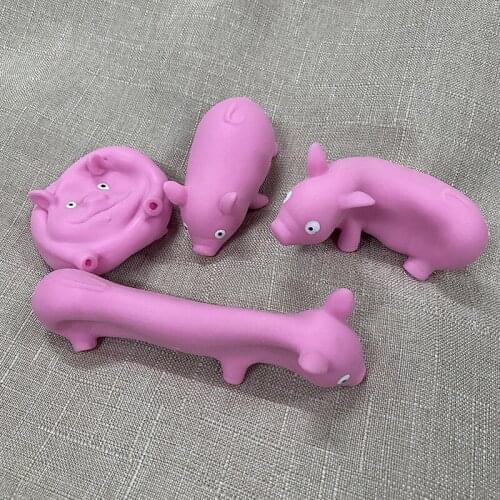 Decompression Sensory Toy Autism Squeeze Pink Color Pig Toys Adult Kid Fun Anti-stress Fidget Reliver Stress Squeeze Squishy Toy