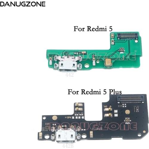 USB Charging Dock Jack Plug Socket Port Connector Charge Board Flex Cable For Xiaomi Redmi 5 Plus