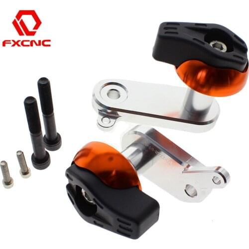 FX CNC Motorcycles Frame Sliders Crash Pad Cover Falling Protector Protective Guard For KAWASAKI ZX6R 2009 - 2011 2010