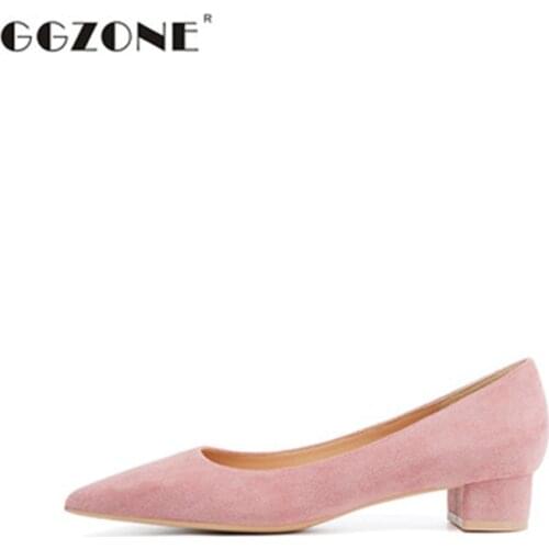 GGZONE Suede Pumps