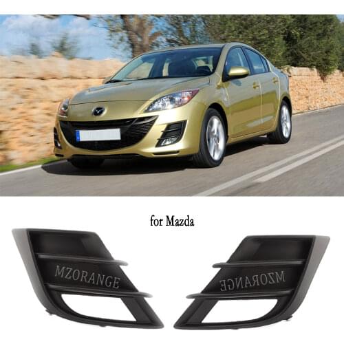 Front Bumper Fog Lamp Cover Grill for Mazda 3 BK 1.6L 2009 2010 Foglight Frame Fog Light Hood Frame BCD2-50-C21 BCD2-50-C11