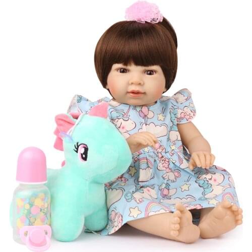 Kaydora 22 inch summer handmade boneca reborn baby doll lol reborn bebe realistic newborn dolls girls kids gift