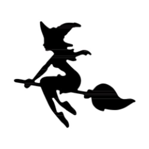 Flying Witch on broom Metal Cutting Dies for Scrapbooking DIY Photo Album Card Making Decorative Stencil