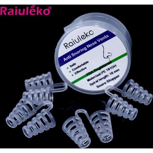 Mini Anti Snoring Device Silicone Snore Stopper Nose Breathing Non Snoring Solution Aid Antisnoring For Sleeping 1/3/4/9/12pcs