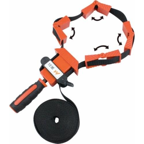 Multifunction Belt Clamping Tools Woodworking Quick Adjustable Band Clamp Polygonal Clip 90 Degrees