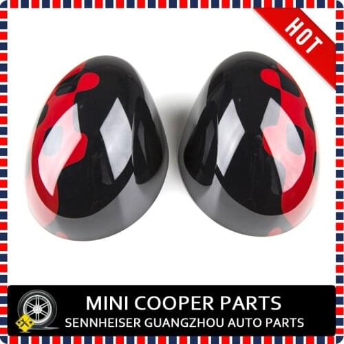 Brand New ABS Plastic UV Protected Vivid Style Stick on Type Side Mirror Cover For mini cooper R50 R52 R53 (2PCS/SET)