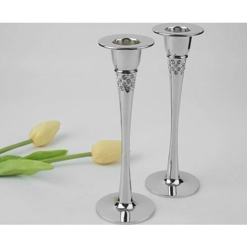 Household Items Candlestick Decoration Couple Wedding Table Centerpiece Candles Decoration Metal Candle Holder Party Deco