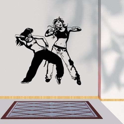 Sexy Girl Dancer Dancing Decal Wall Art Dance Sticker for Home And Kids Room Decoration Removable A002467