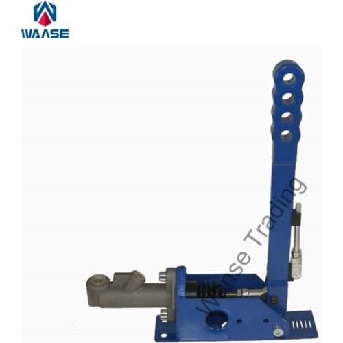 Blue Universal Car Hydraulic Handbrake Vertical Drift Rally Racing E-Brake Lever with Locking Device Master Cylinder