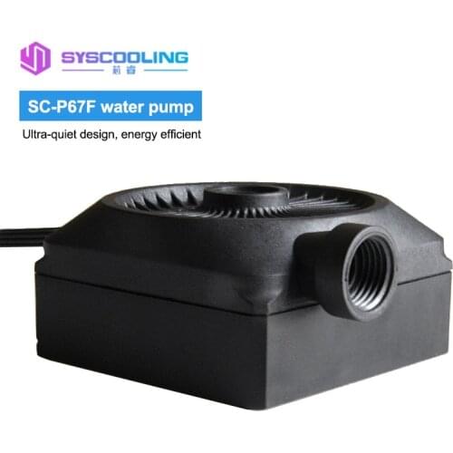 SYSCOOLING SC-P67F Silent Water Cooler Pump 450L/H Water Pump Water Cooling Electric Vehicle Water Cooling Retrofit Accessories