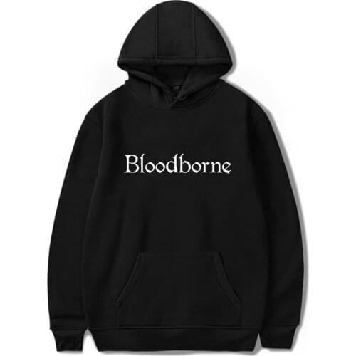 Bloodborne Hoodies ARPG Cosplay Game Women Long Sleeve Hooded Sweatshirts Mens Hoodie Lady Maria Harajuku Clothes Plus Size