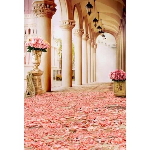 Vinyl Photography Background Palace Stage The Long Corridor Wedding party Photography Backdrops for Photo Studio CM-6262