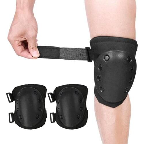 1 Pair Outdoor Sports Cycling Skating Safety Protective Knee Pad Fitness Running Cycling Bandage Knee Braces Support Knee Pad