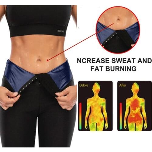2021 Women Body Shaper Pants Trouser Waist Leg Trainer Sweat Shapewear Slimming Trimmer Fitness Corset Workout Modelling Strap