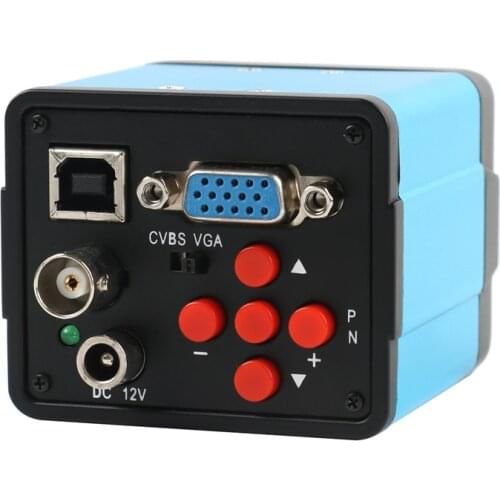 1080P 3 in 1 FHD VGA USB BNC AV TV Industrial C Mount Digital Electronic Video Microscope Camera For Lab Phone PCB SMD Repair