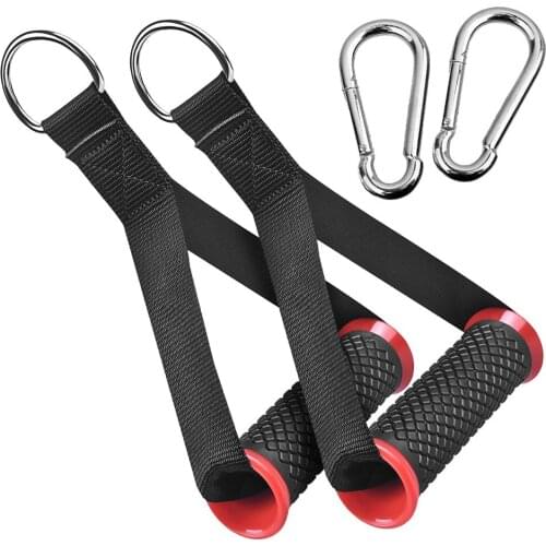 2 pcs Resistance Band Handles Heavy Duty Exercise Gym Cable Machine Handles for Resistance Bands for Fitness Hand Grips