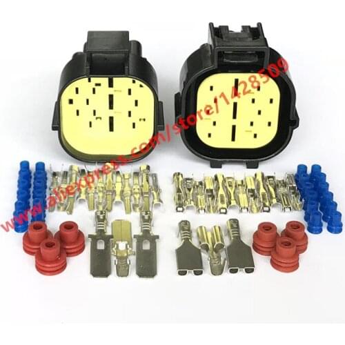 20 Sets 15 Pin Male Female 2-85262-1/85223-1 Automotive Connector For Tyco TE AMP ECONOSEAL J-MARK I 070/250 Connectors