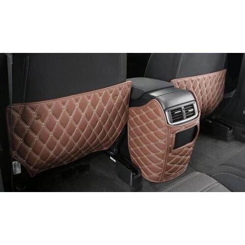 3 Pcs Seat Back Protector Cover Anti Kicking Padded For Honda CRV 2017 High Version Child Car Seat Back Scuff Dirt Protector