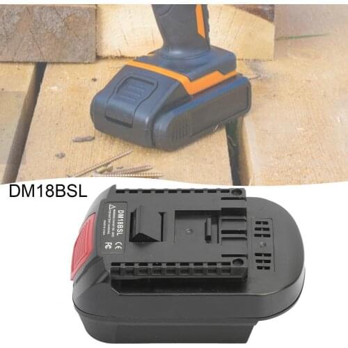DM18BSL Battery Adapter Four Vents Portable Heat-proof High Efficiency 20V to 18V Power Tool Battery Converter for Milwaukee