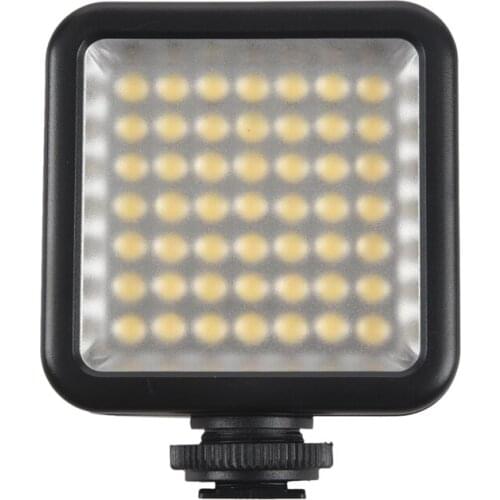 Hot Mini DC 3V 5.5W 49 LED Video Camera Light Panel Lamp 6000K for Canon Nikon DSLR Camera Camcorder DVR DV