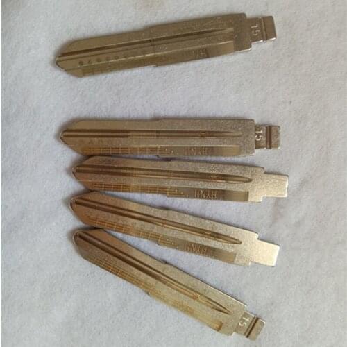 Engraved Line Key For 2 in 1 LiShi For Hyundai Kia Scale Shearing Teeth Blank Key Blade NO.15