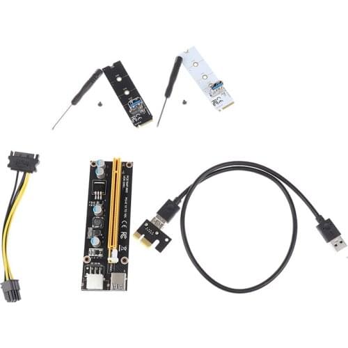 H1111Z NGFF M.2 Slot To USB3.0 PCI-E Riser Card M2 Slot Extender Adapter