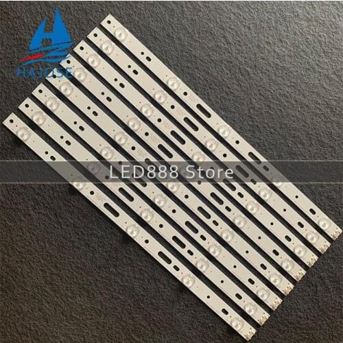 TV Lamp LED Backlight Strips For Telefunken TF-LED43S27T2 Bar line Kit LED Band Array 5800-W43001-3P00 5800-W43001-5P00 VER02.00