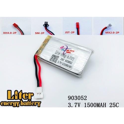 3.7V 1500mAh 25C Lipo Battery for Syma X5SW X5SC X5S X5SC-1 M18 H5P RC Quadcopter 3.7V 1500mAh 903052 battery for SYMA X5SW X5SC