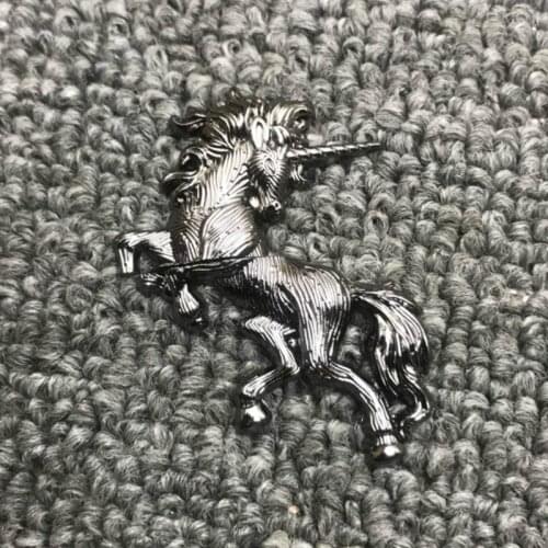 Metal Badge for Kerosene lighter Oil Lighter DIY Handmade Smoker Accessories Gadgets Lighters Unicorn 007
